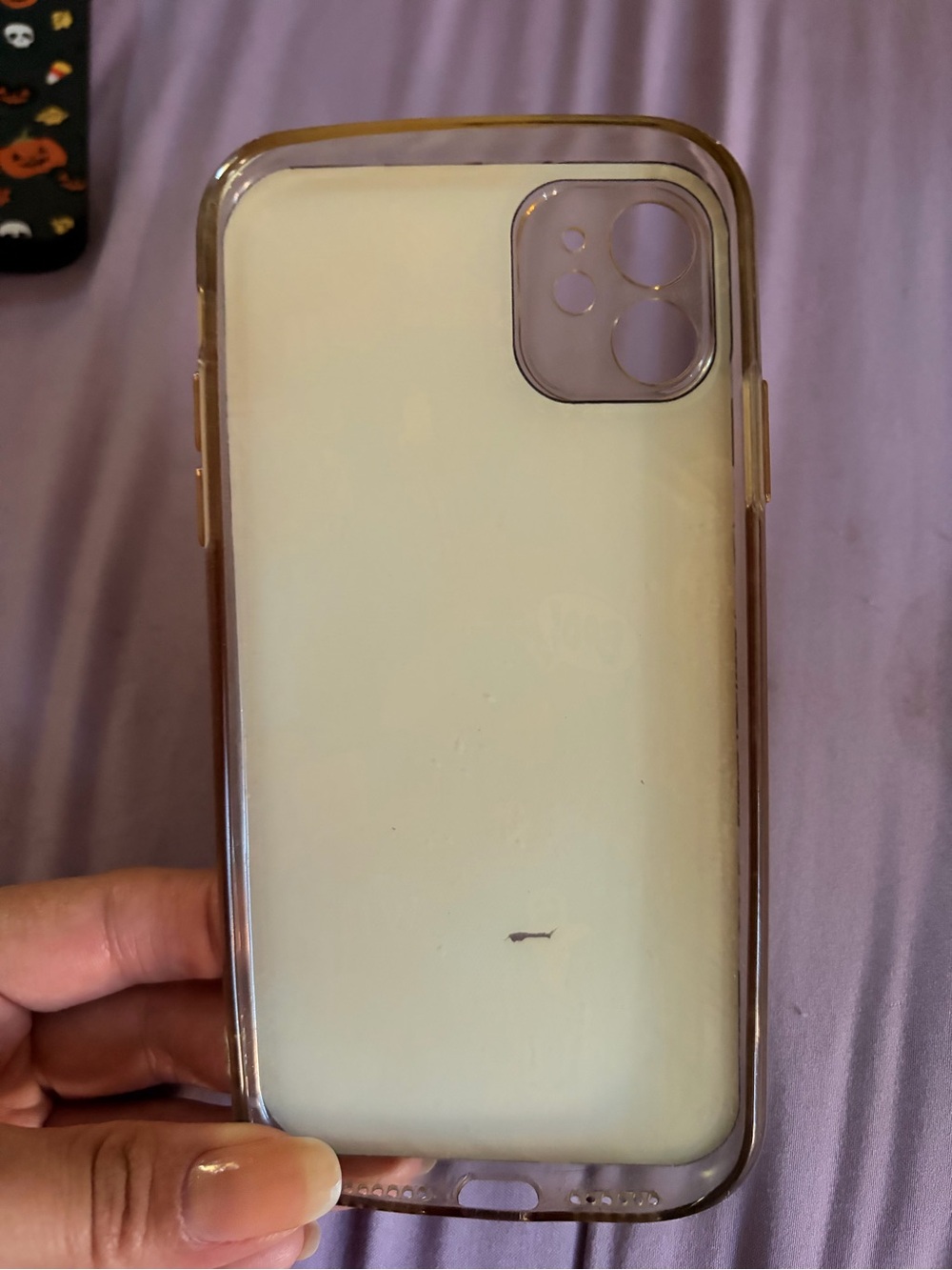SHEIN Black Halloween iPhone 11 Case Pack with Orange & White Accents - Picture 3 of 11